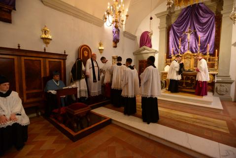 Déshabillement du Pontife