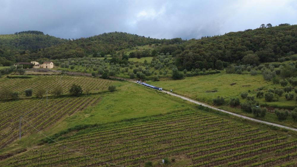 Procession dans la propriété