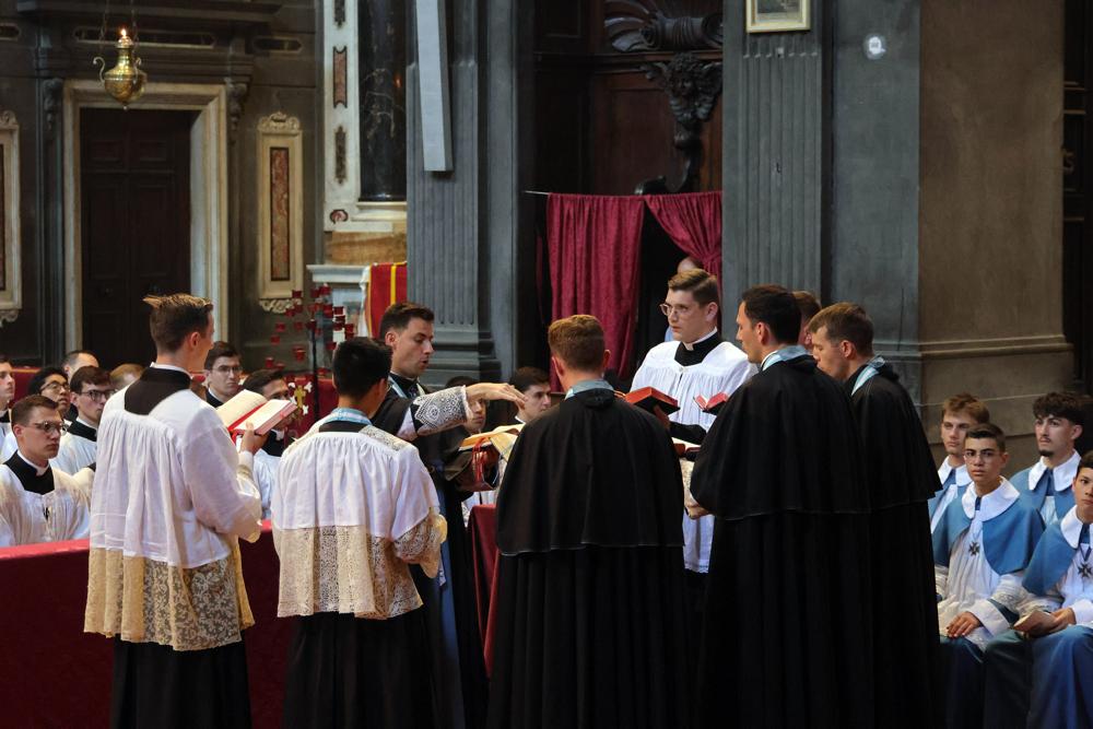 La schola chante l&rsquo;Alleluia